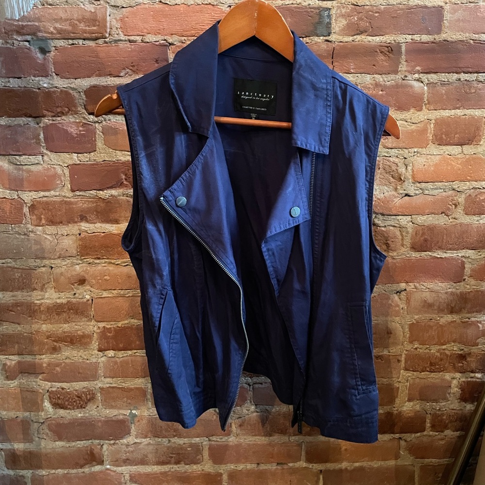 Sanctuary brand Navy Sleeveless Vest